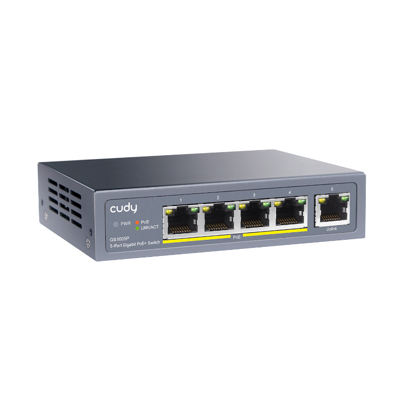 Cudy 5-Port Gigabit PoE+ Unmanaged Switch - Stellar Technologies