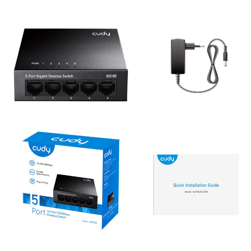 Cudy 5-Port Gigabit Metal Switch - Stellar Technologies