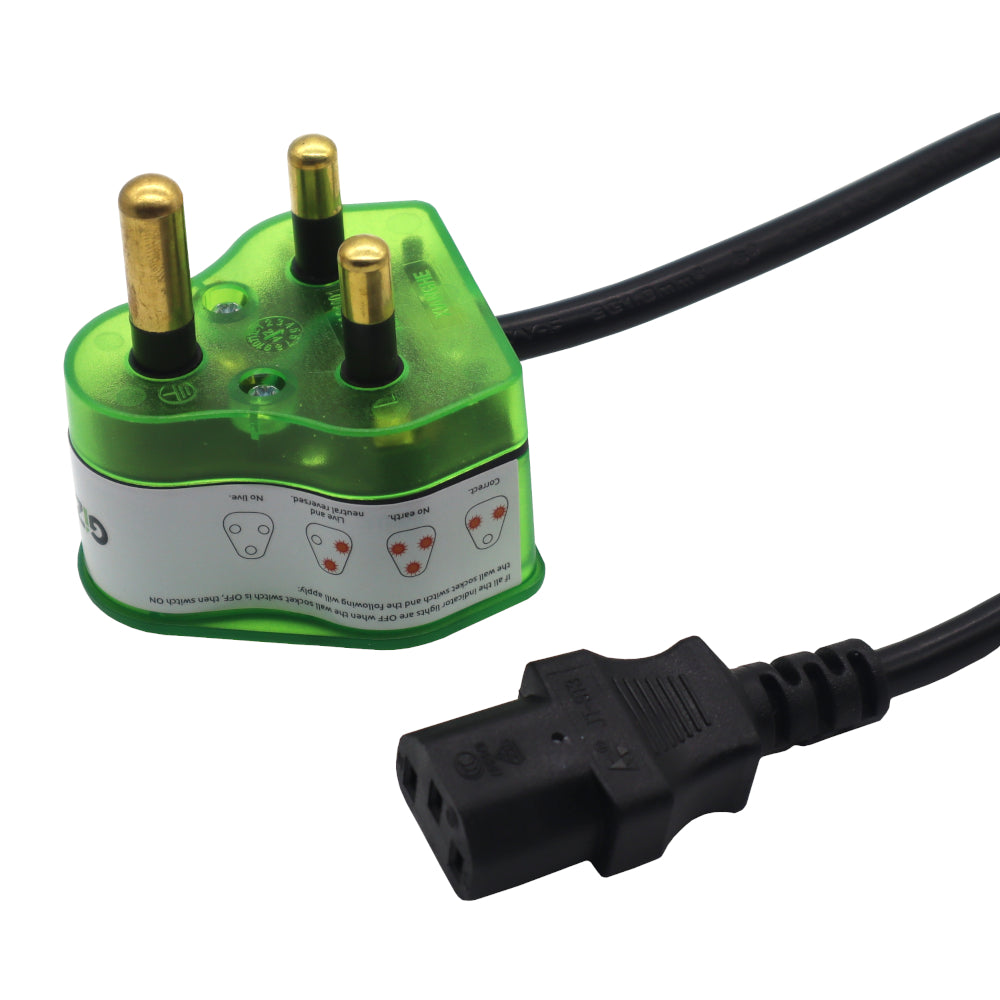 Gizzu Surge Protector 10A Kettle Plug Cable 1.5M - Stellar Technologies