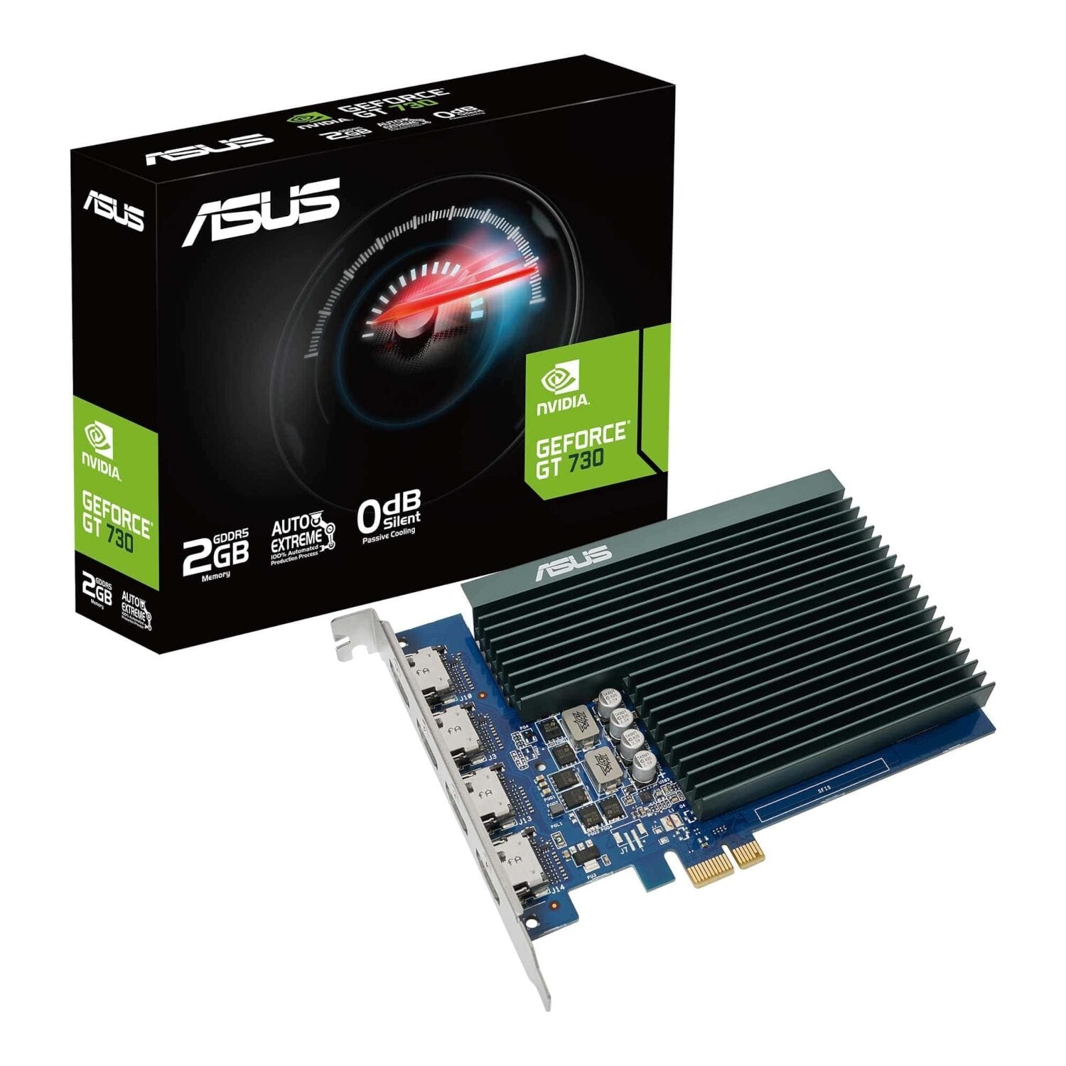 Asus GT730 2GB GDDR5 Graphics Card with 4 HDMI Ports - Stellar Technologies