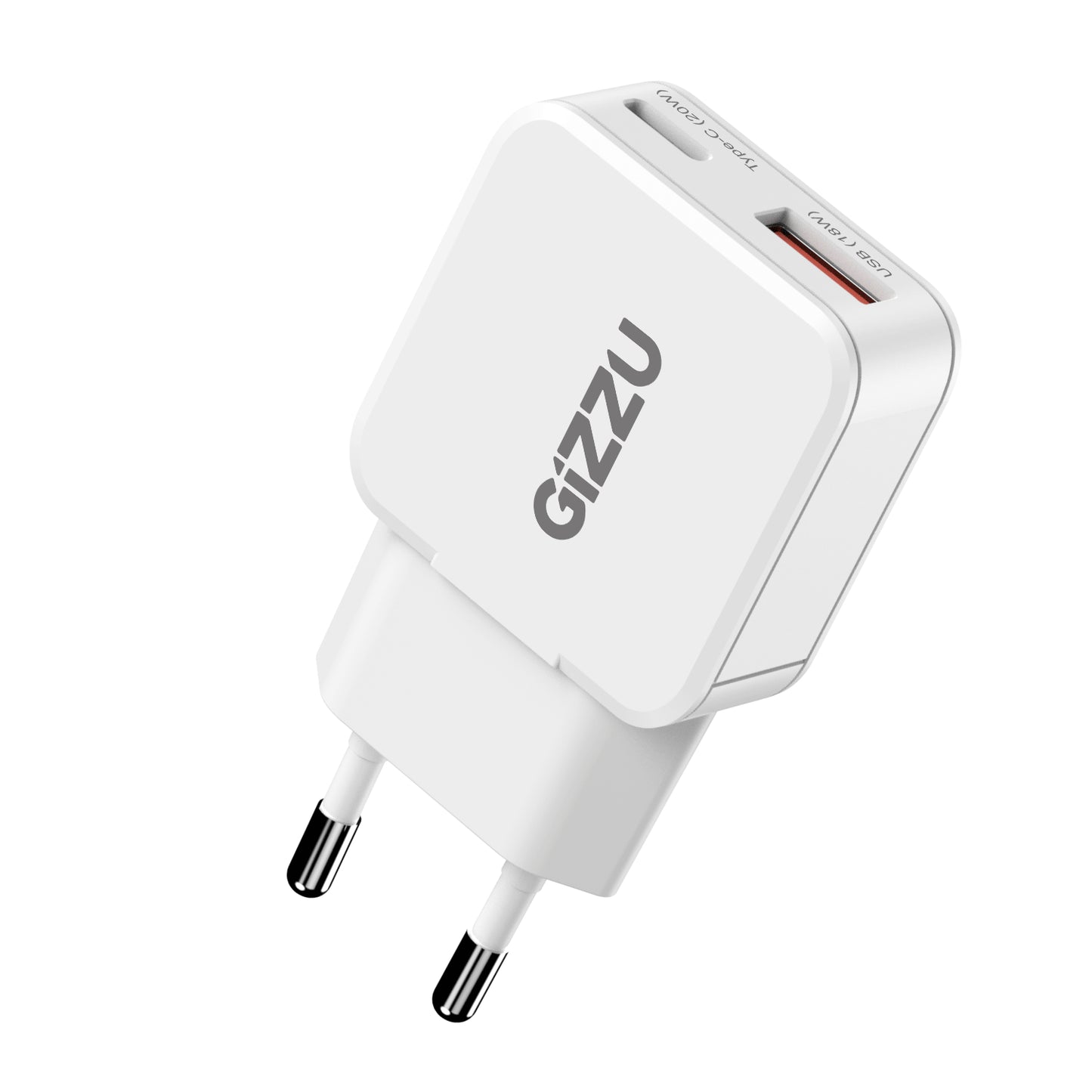 Gizzu 2-Port 20W GaN Wall Charger - Stellar Technologies