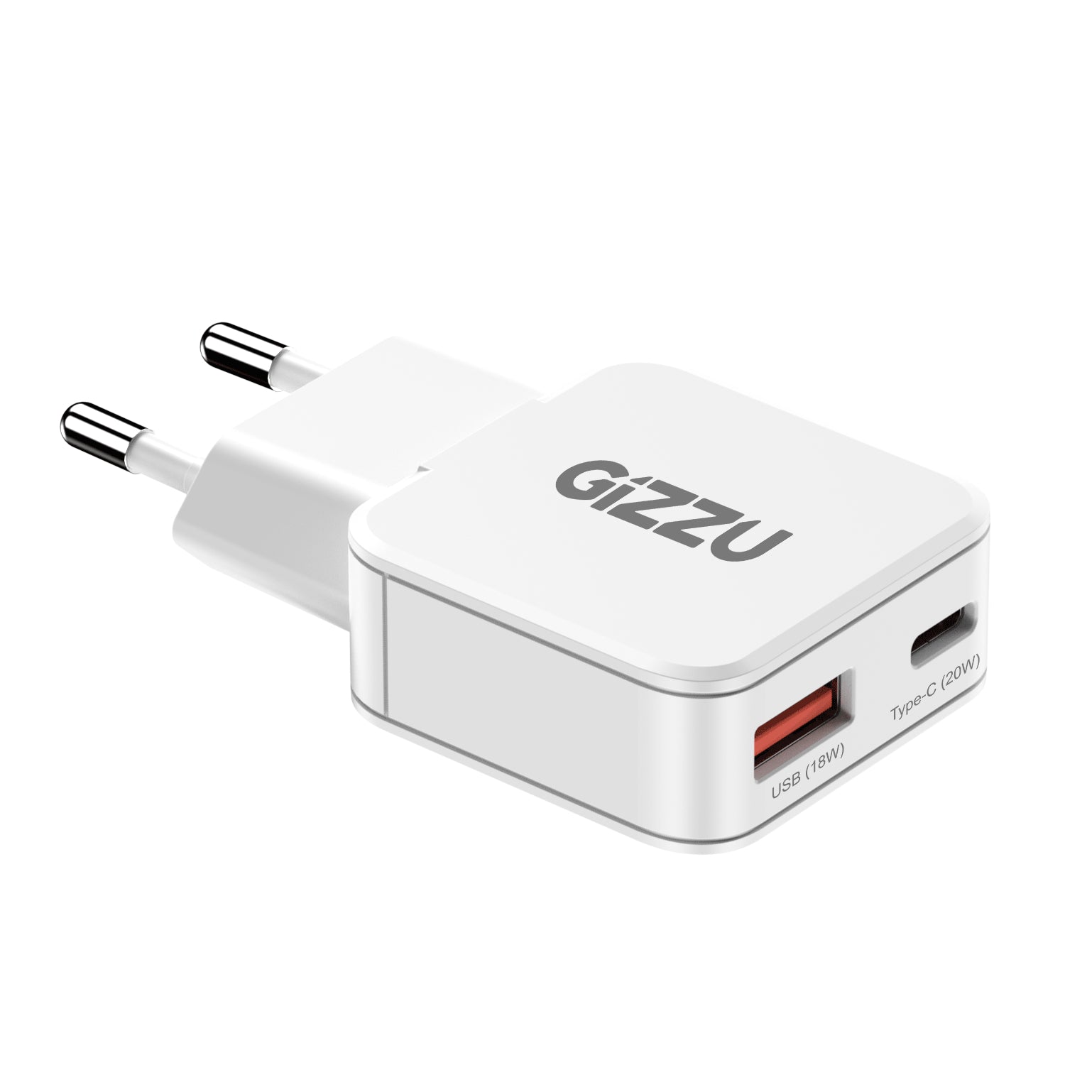 Gizzu 2-Port 20W GaN Wall Charger - Stellar Technologies