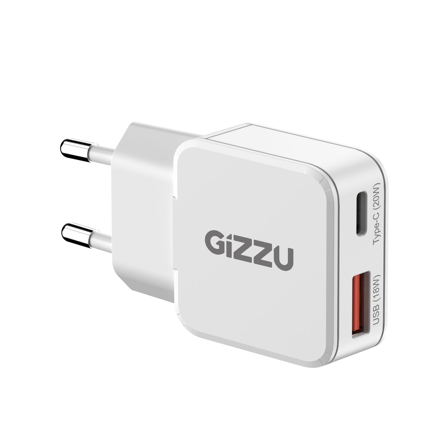 Gizzu 2-Port 20W GaN Wall Charger - Stellar Technologies