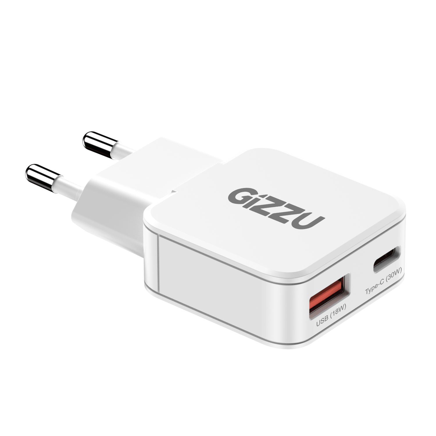 Gizzu 2-Port 30W GaN Wall Charger - Stellar Technologies