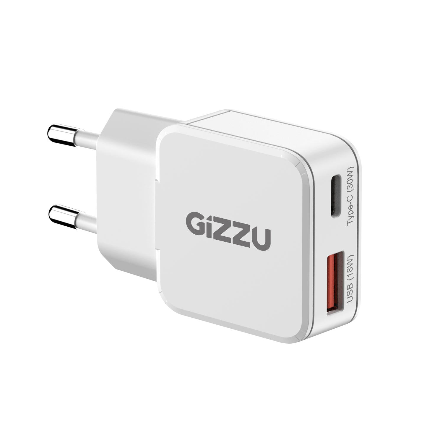 Gizzu 2-Port 30W GaN Wall Charger - Stellar Technologies