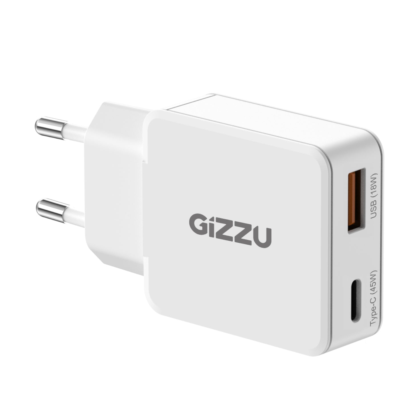 Gizzu 2-Port 45W GaN Wall Charger - Stellar Technologies