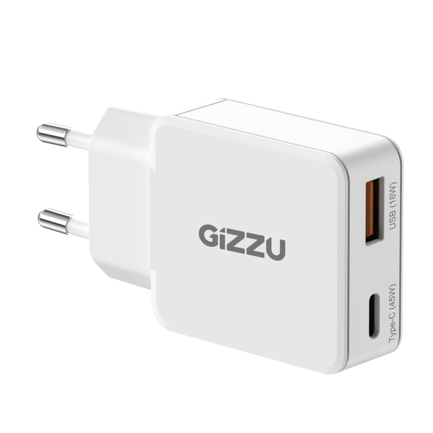 Gizzu 2-Port 45W GaN Wall Charger - Stellar Technologies