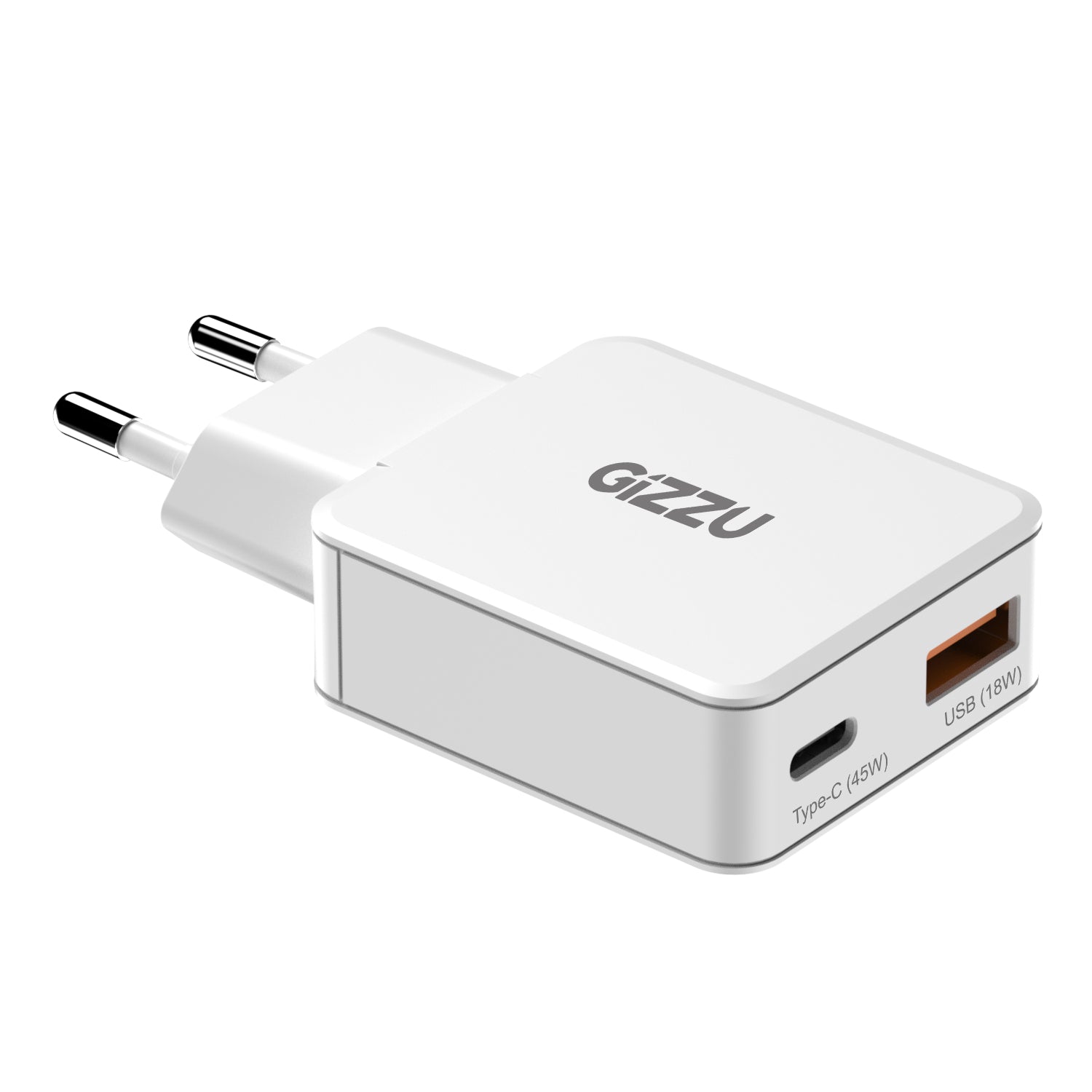 Gizzu 2-Port 45W GaN Wall Charger - Stellar Technologies