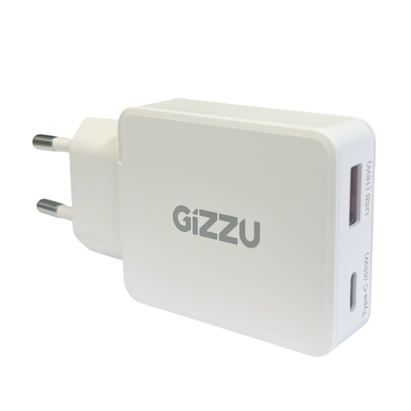 Gizzu 2-Port 65W GaN Wall Charger - Stellar Technologies