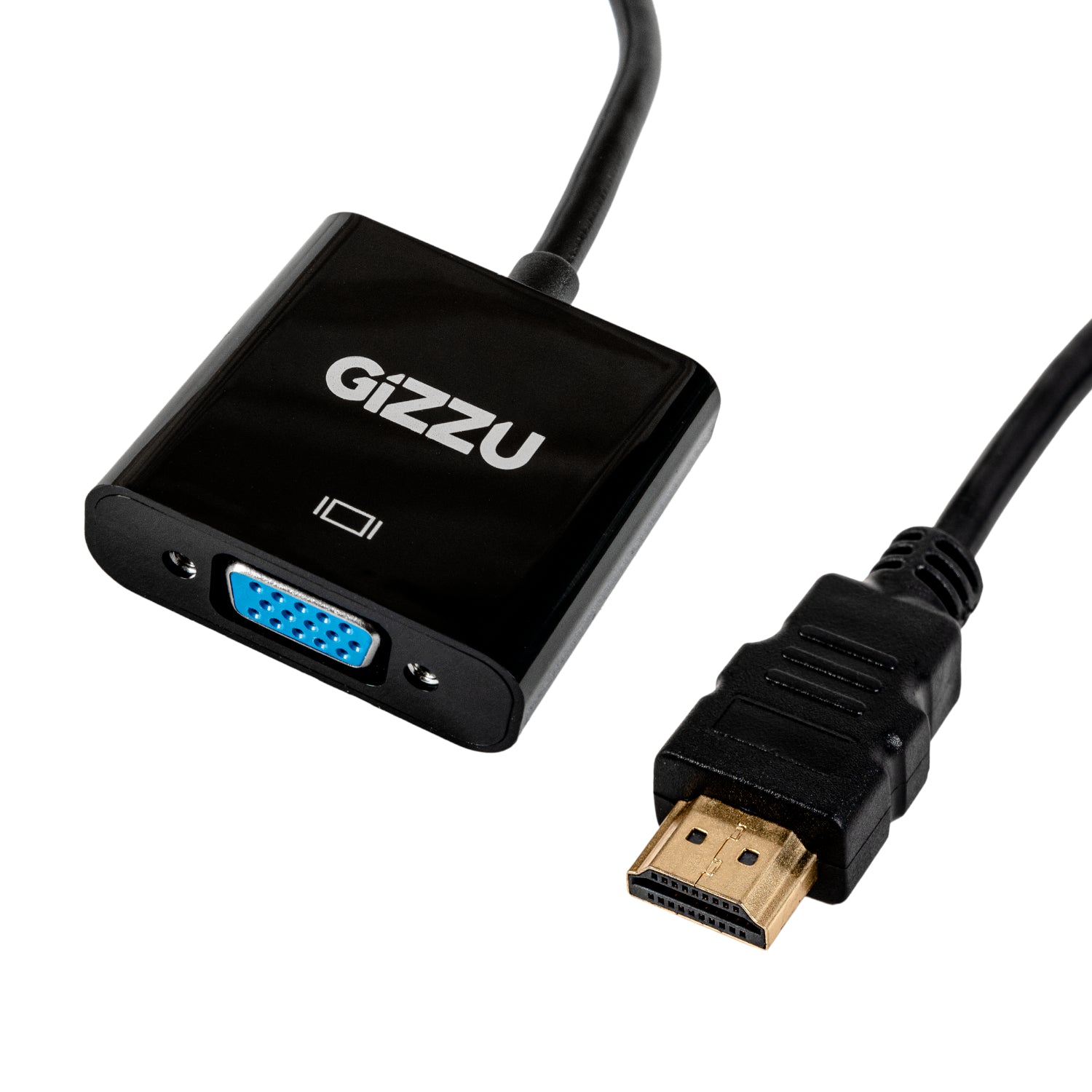 Gizzu 1080P HDMI to VGA Adapter Poly - Stellar Technologies