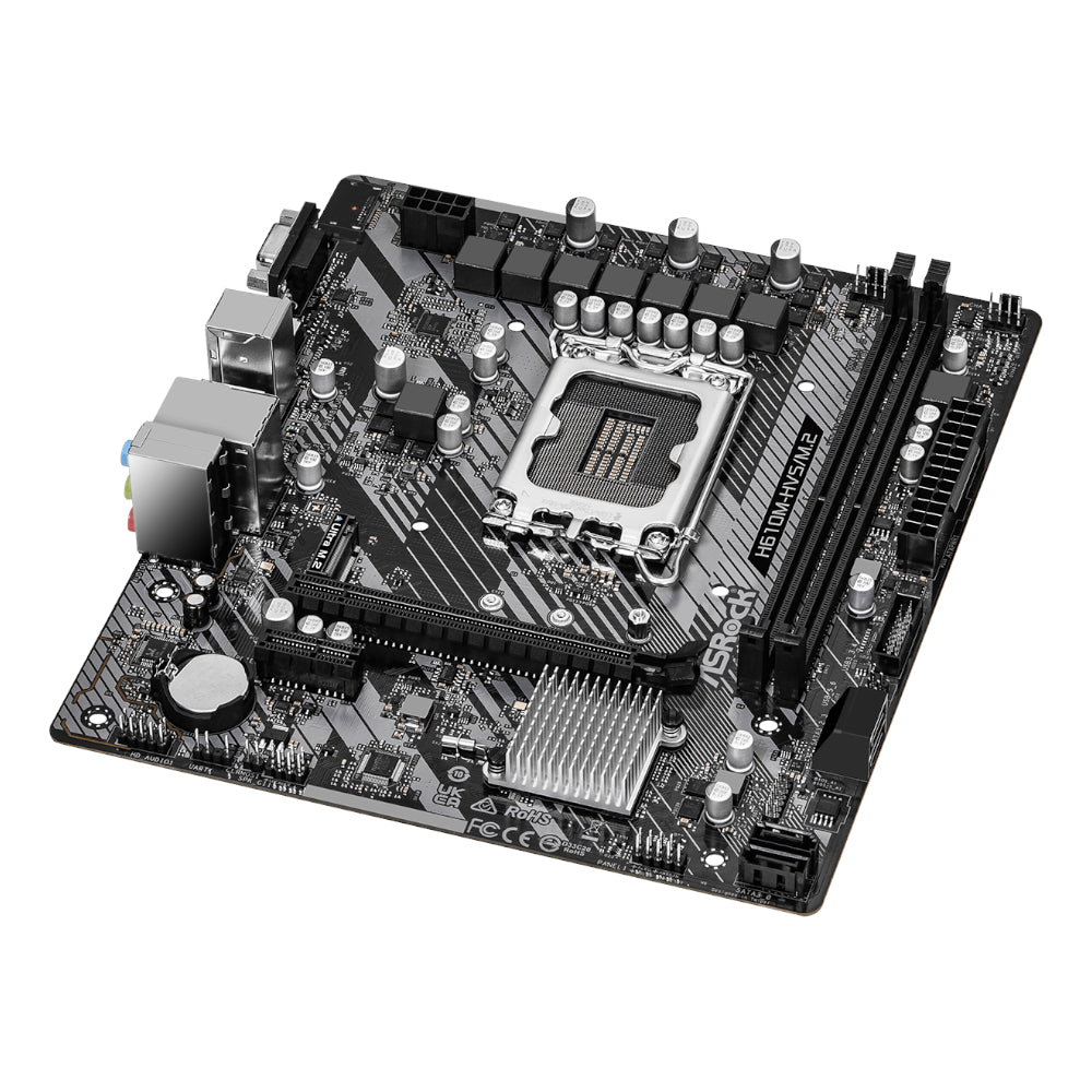 ASRock H610M-HVS/M.2 R2.0 Intel LGA 1700 m-ATX Motherboard - Stellar Technologies