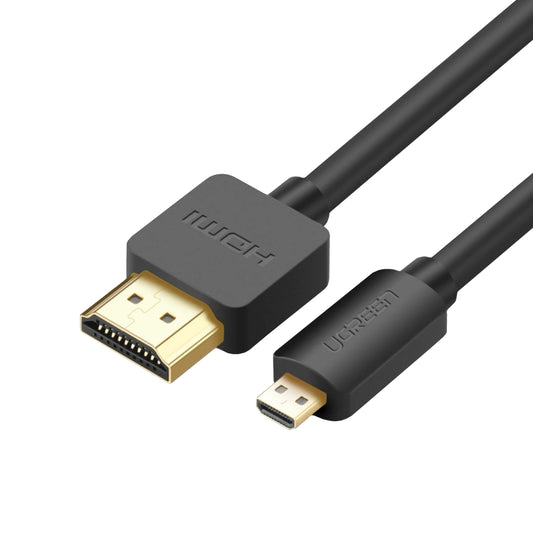 UGREEN HD127 Micro HDMI to HDMI 2.0 Cable 1.5M - Black - Stellar Technologies