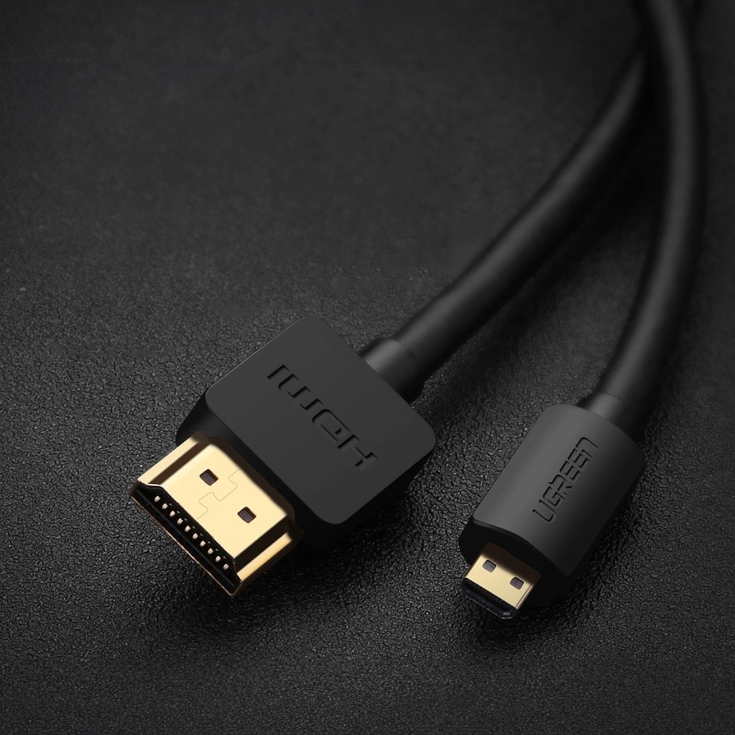 UGREEN HD127 Micro HDMI to HDMI 2.0 Cable 1.5M - Black - Stellar Technologies