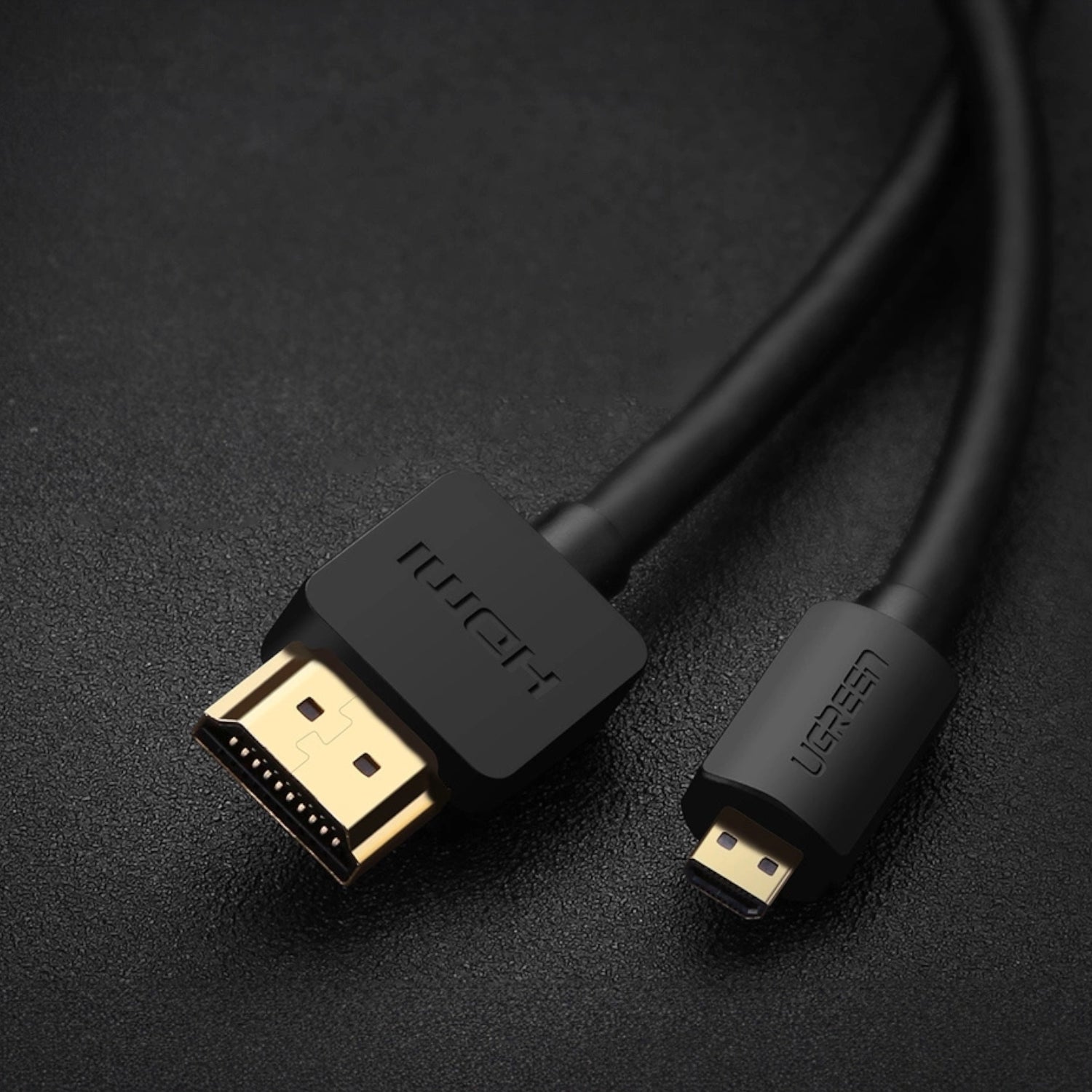 UGREEN HD127 Micro HDMI to HDMI 2.0 Cable 1.5M - Black - Stellar Technologies