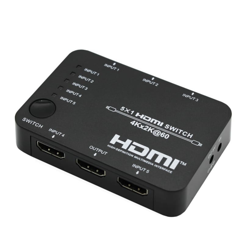 HDCVT SWITCH HDMI 2.0 5-1 - Stellar Technologies