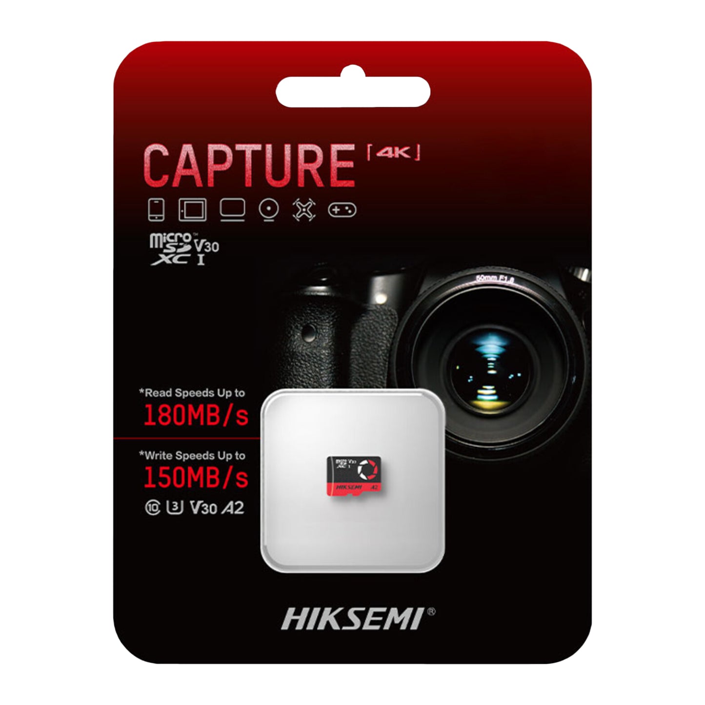Hiksemi Capture V30 128GB MicroSDXC (Without Adapter) - Stellar Technologies