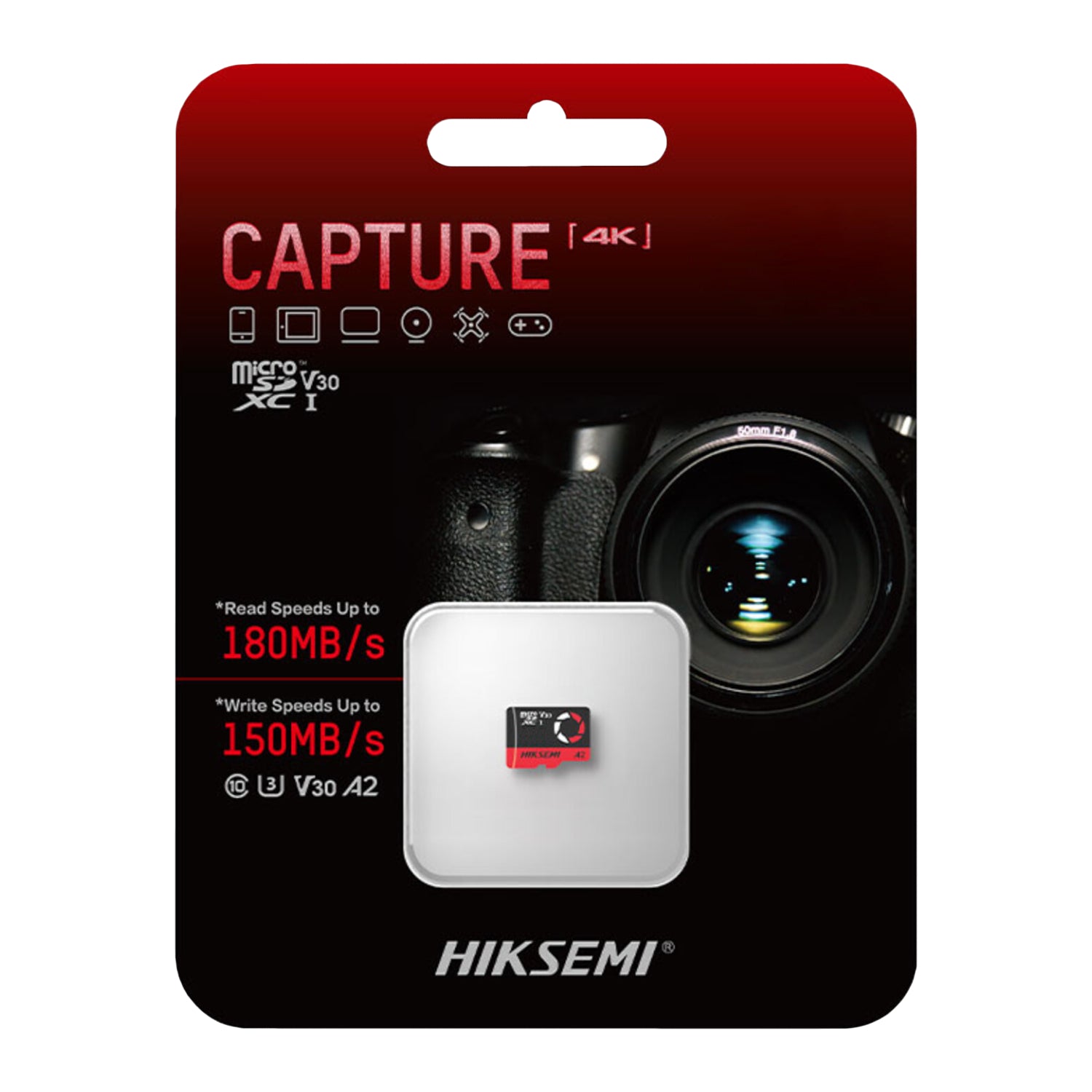 Hiksemi Capture V30 256GB MicroSDXC (Without Adapter) - Stellar Technologies