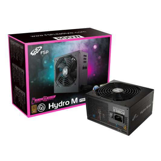 FSP Hydro M Pro 800W 80PLUS Bronze Gen5 Semi-modular Power Supply - Stellar Technologies