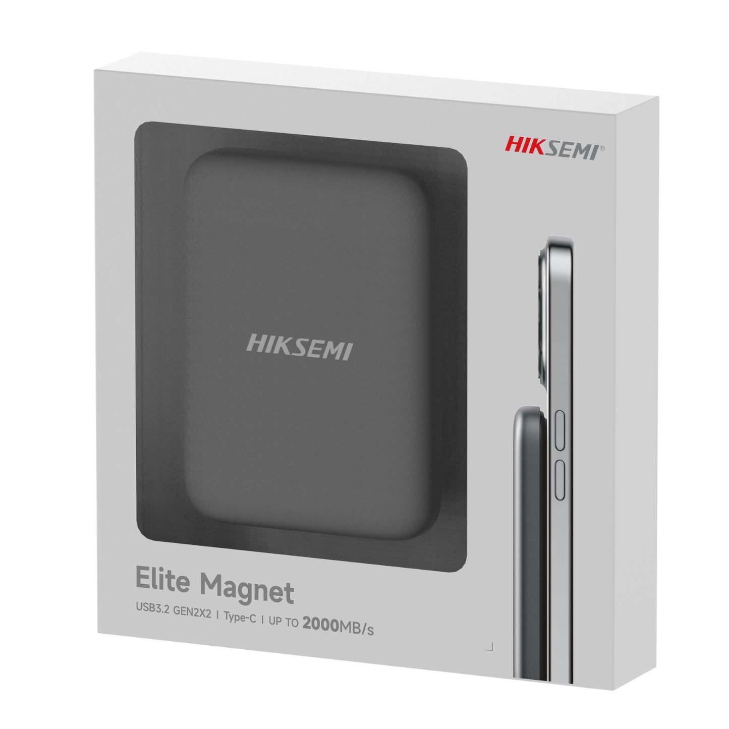 Hiksemi Elite Magnet 2TB USB Type-C Portable SSD - Stellar Technologies
