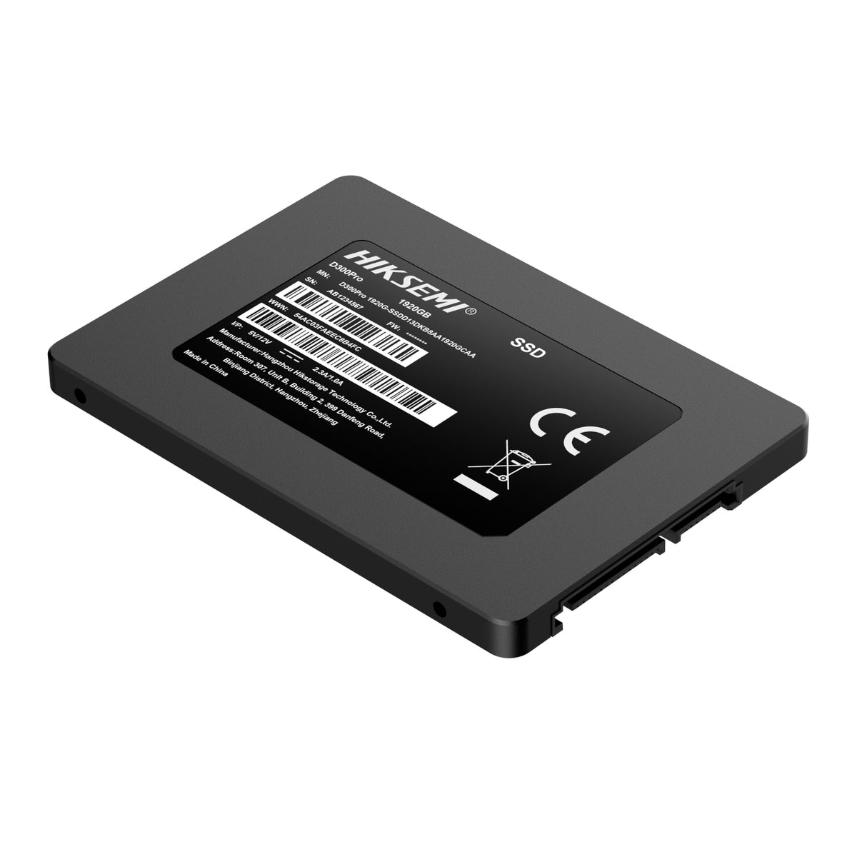 Hiksemi D300 PRO 1920GB SATA III Enterprise SSD