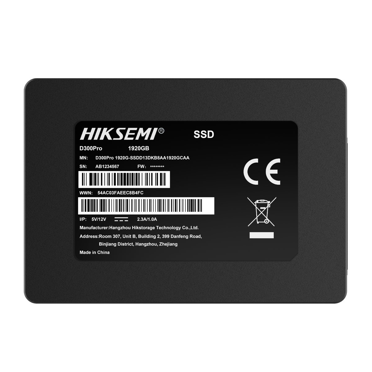 Hiksemi D300 PRO 1920GB SATA III Enterprise SSD