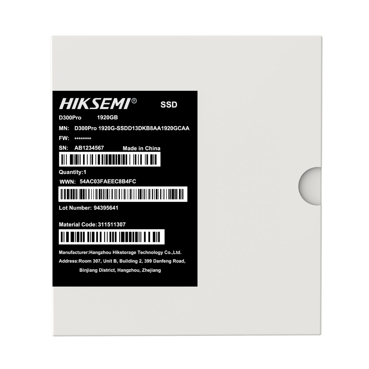 Hiksemi D300 PRO 1920GB SATA III Enterprise SSD