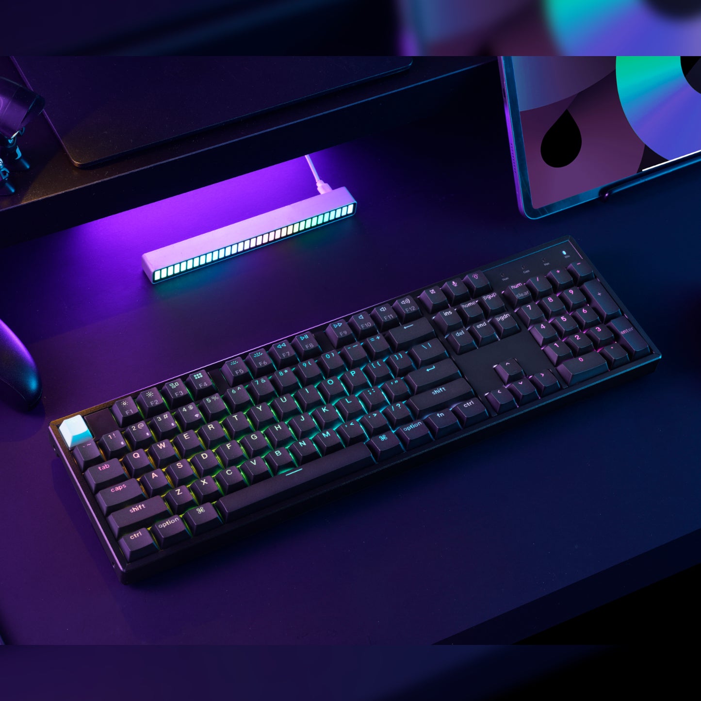 Keychron K10 HE Hot-Swap RGB Wireless Keyboard - Black - Stellar Technologies