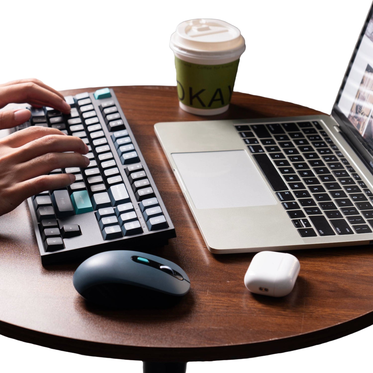 Keychron B33 80% TKL Wireless Keyboard and Mouse Combo - Black/Green - Stellar Technologies