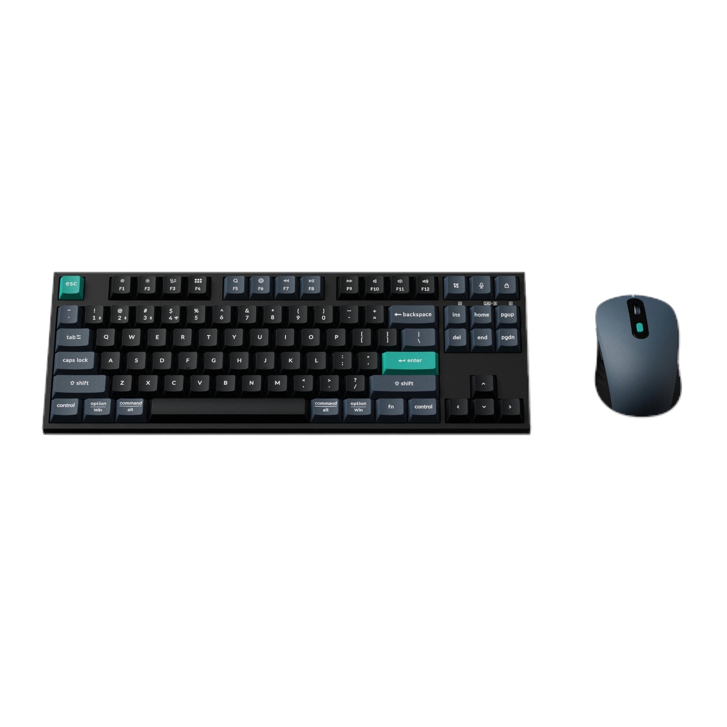 Keychron B33 80% TKL Wireless Keyboard and Mouse Combo - Black/Green - Stellar Technologies