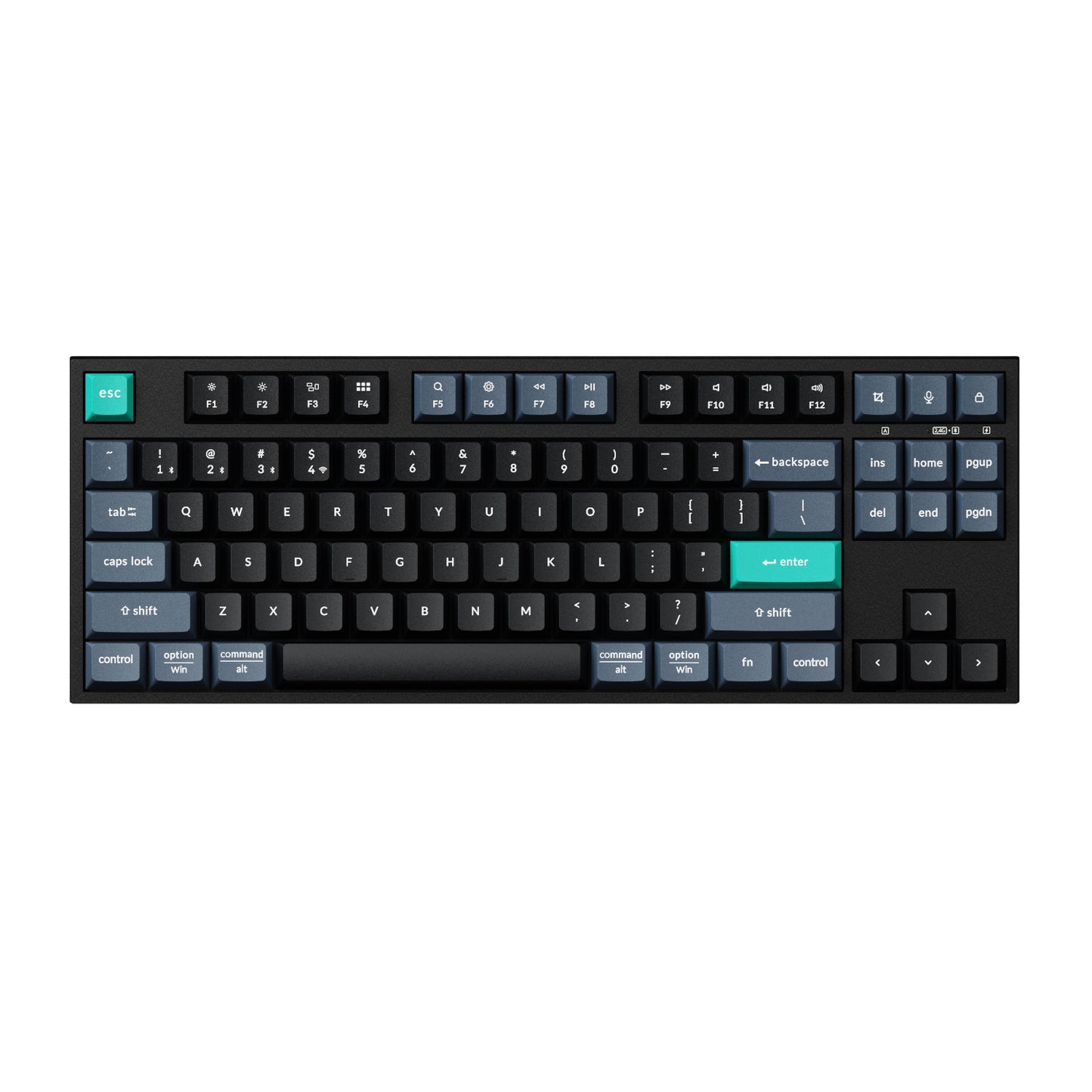 Keychron B33 80% TKL Wireless Keyboard and Mouse Combo - Black/Green - Stellar Technologies