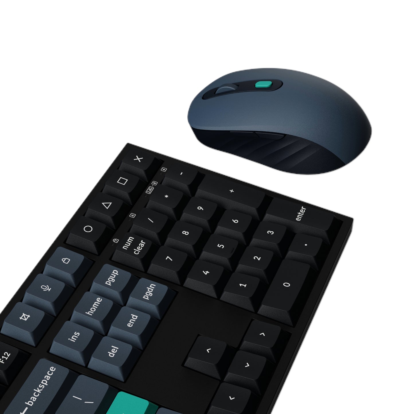 Keychron B36 100% Layout Wireless Keyboard and Mouse Combo - Black/Green - Stellar Technologies