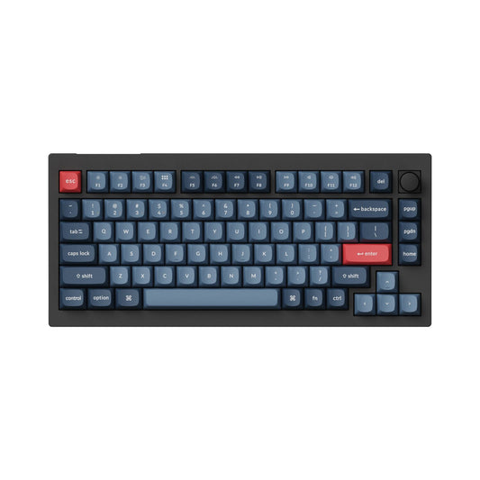 Keychron V1 Max QMK/VIA Wireless Custom Mechanical Keyboard - RED Switches - Stellar Technologies