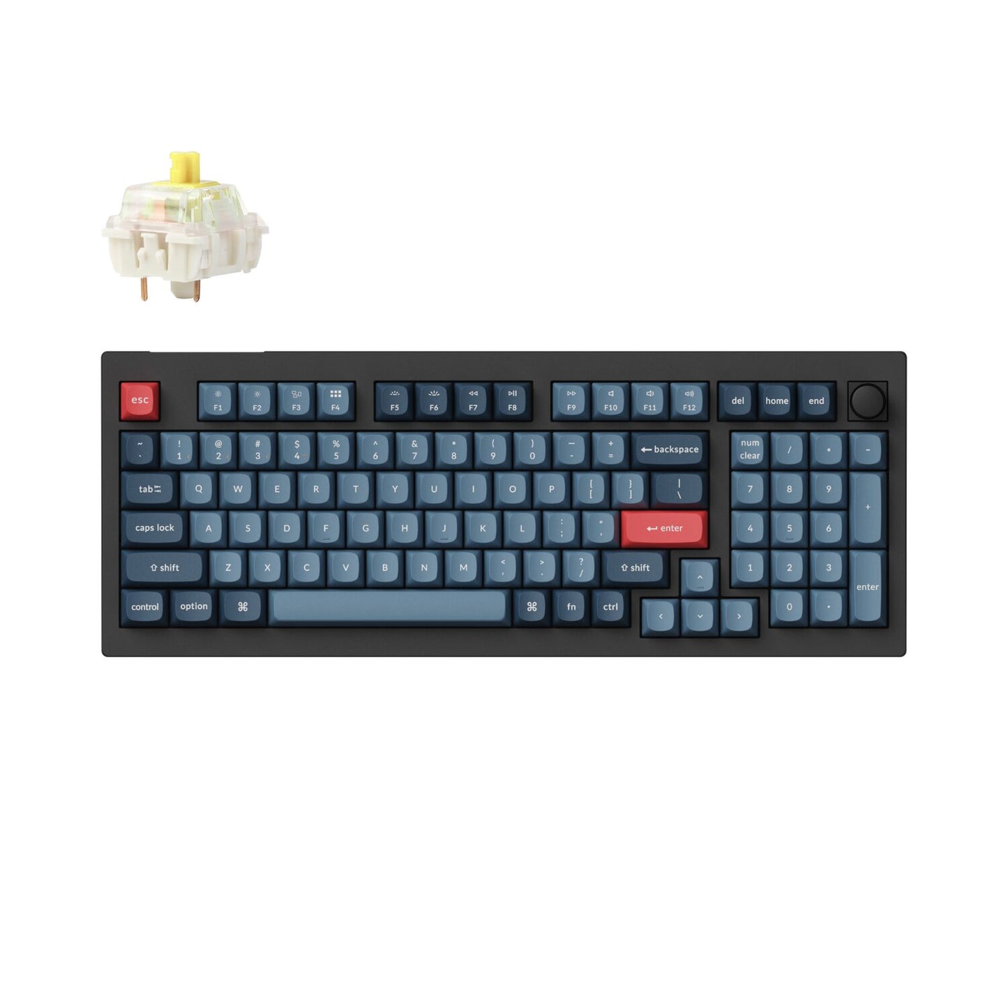 Keychron V5 Max Wireless Custom Keyboard - BANANA Switch - Stellar Technologies
