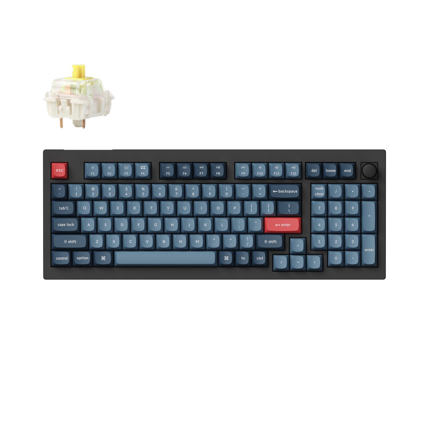 Keychron V5 Max Wireless Custom Keyboard - BANANA Switch - Stellar Technologies