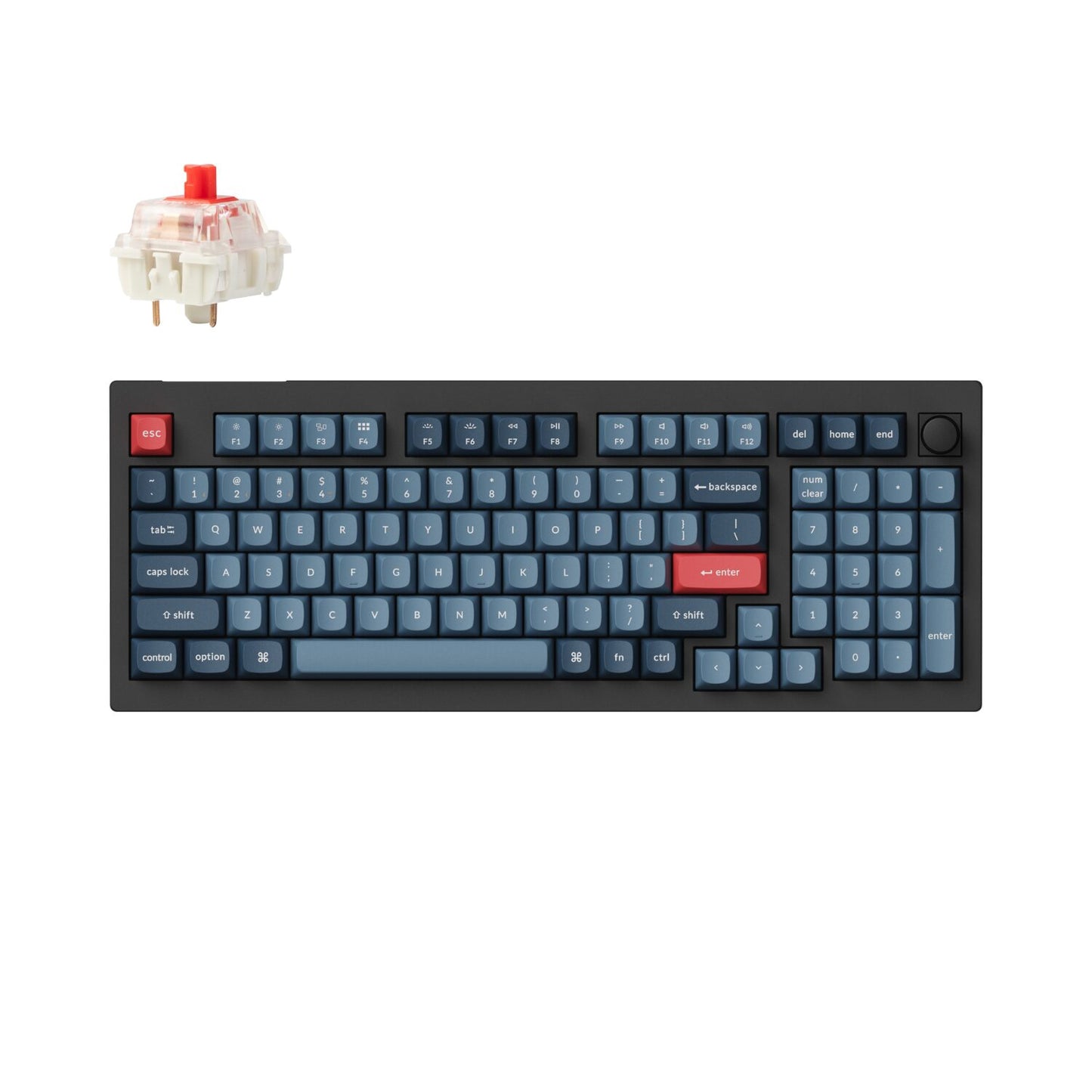 Keychron V5 Max Wireless Custom Keyboard - RED Switch - Stellar Technologies