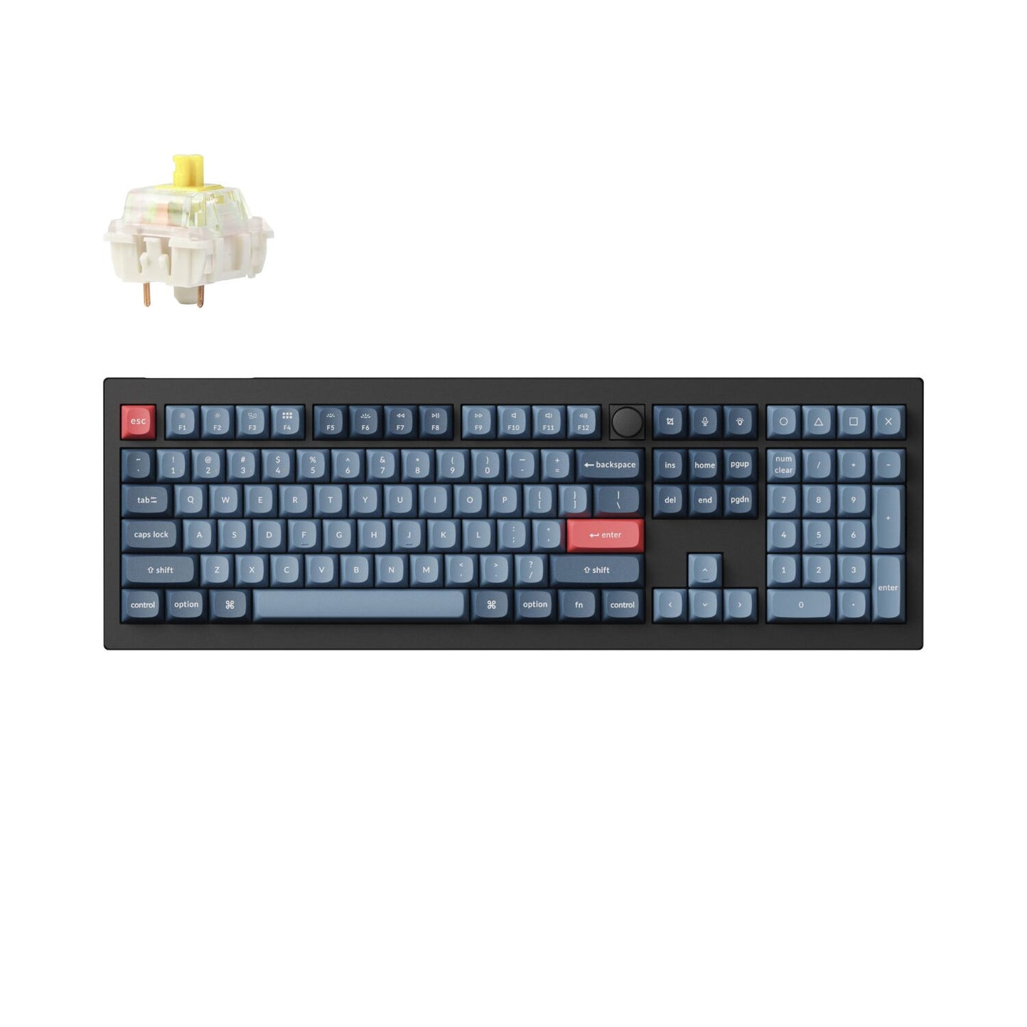 Keychron V6 Max Wireless Custom Keyboard - BANANA Switch - Stellar Technologies