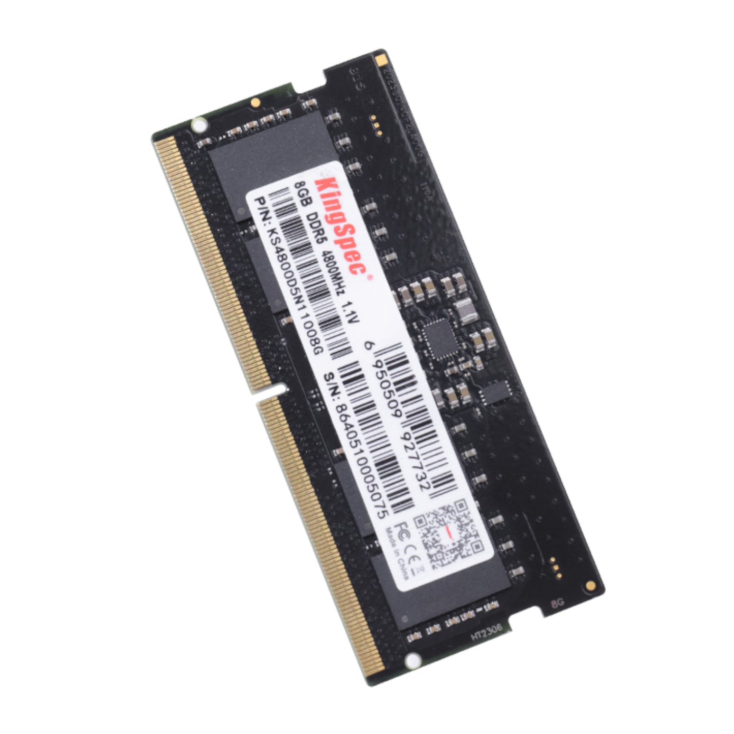 Kingspec 8GB 4800MHz DDR5 SODIMM Notebook Memory - Stellar Technologies