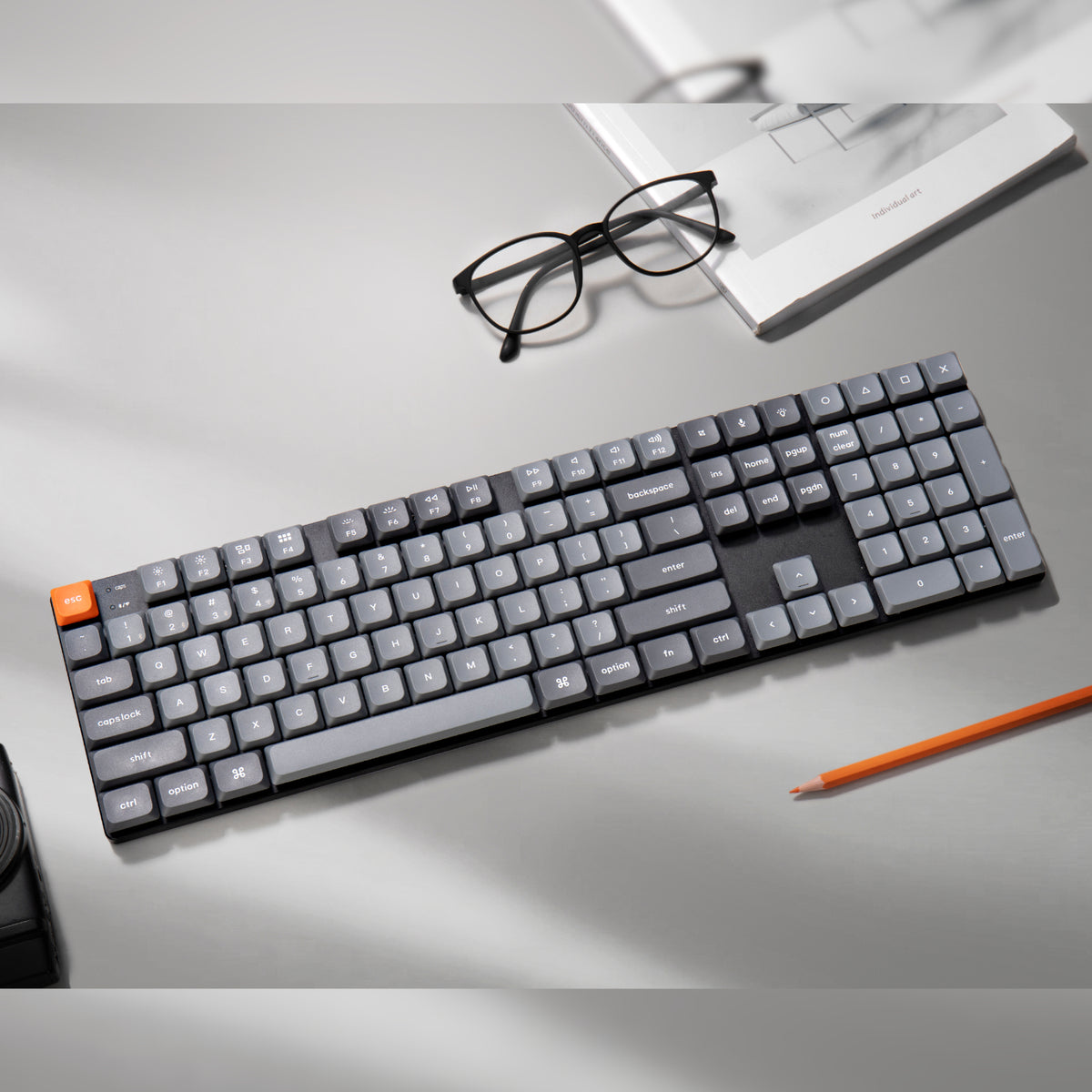 Keychron K5 Max QMK/VIA Full-sized Wireless Custom Mechanical Keyboard - Stellar Technologies