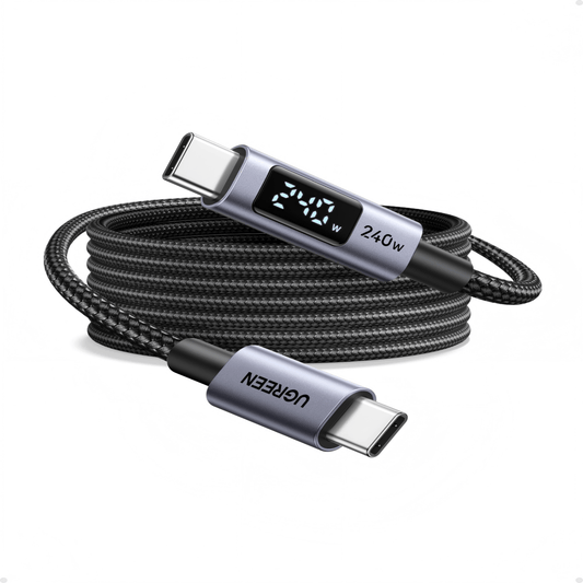 UGREEN 240W USB-C Cable with LED Display – 2M