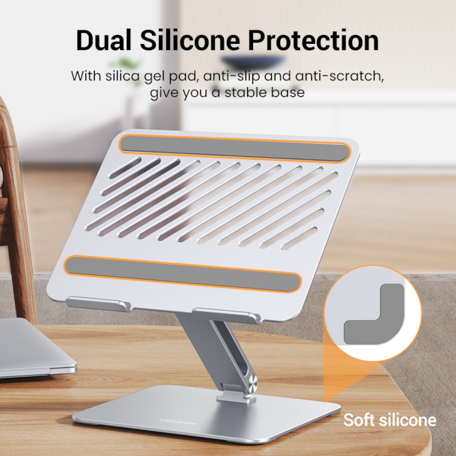 UGREEN Adjustable Laptop Stand (Silver) - Stellar Technologies