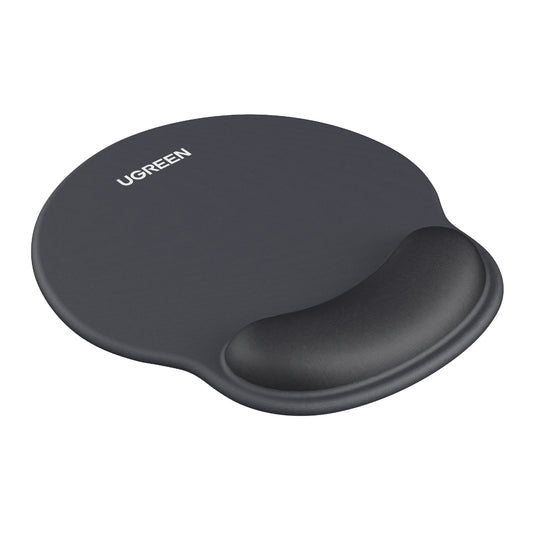 UGREEN LP668 Ergonomic Mousepad with Wrist Rest (220 x 245 mm) - Black - Stellar Technologies