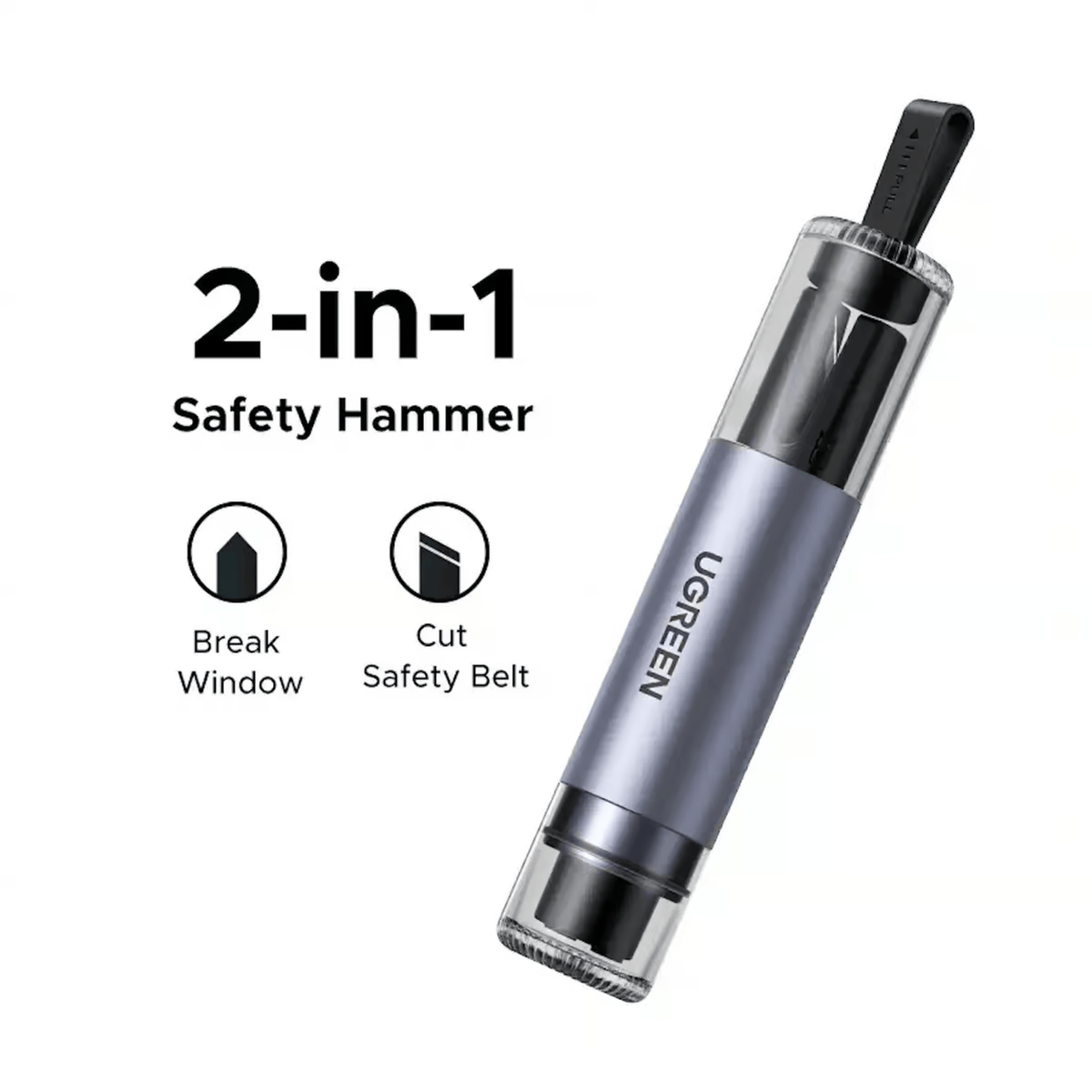 UGREEN 2-in-1 Car Window Breaker and Safety Belt Cutter - Stellar Technologies