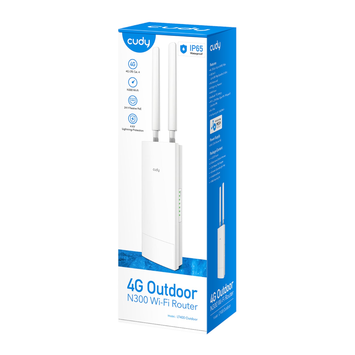 Cudy LT400 4G LTE N300 300Mbps Wi-Fi Outdoor Router - Stellar Technologies