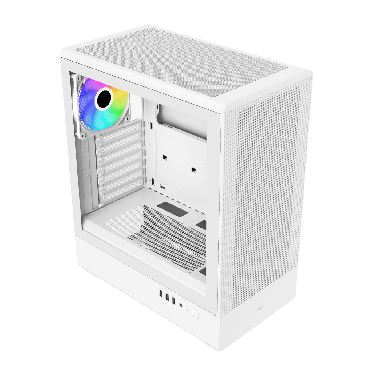 FSP M221 ATX Mid Tower Gaming Chassis - White