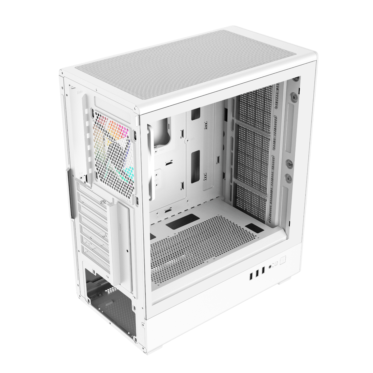 FSP M221 ATX Mid Tower Gaming Chassis - White