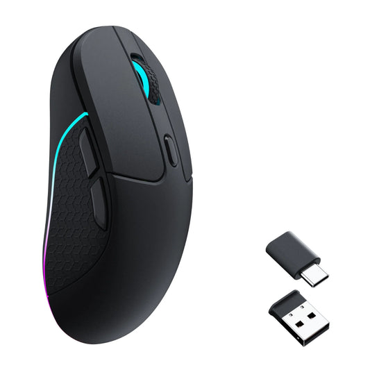 Keychron M3 RGB Wireless Optical Mouse - Black - Stellar Technologies