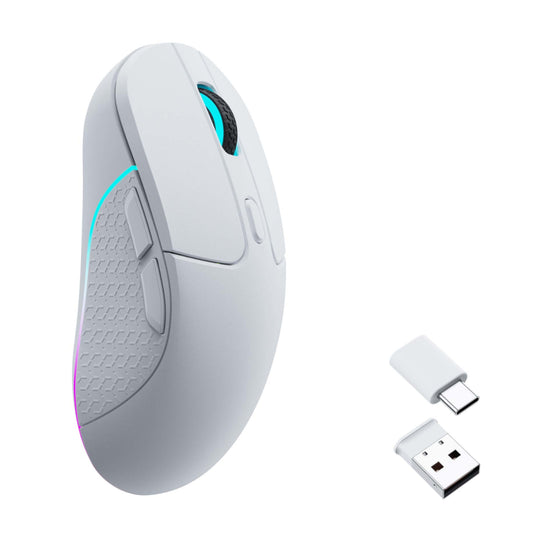 Keychron M3 RGB Wireless Optical Mouse - White - Stellar Technologies