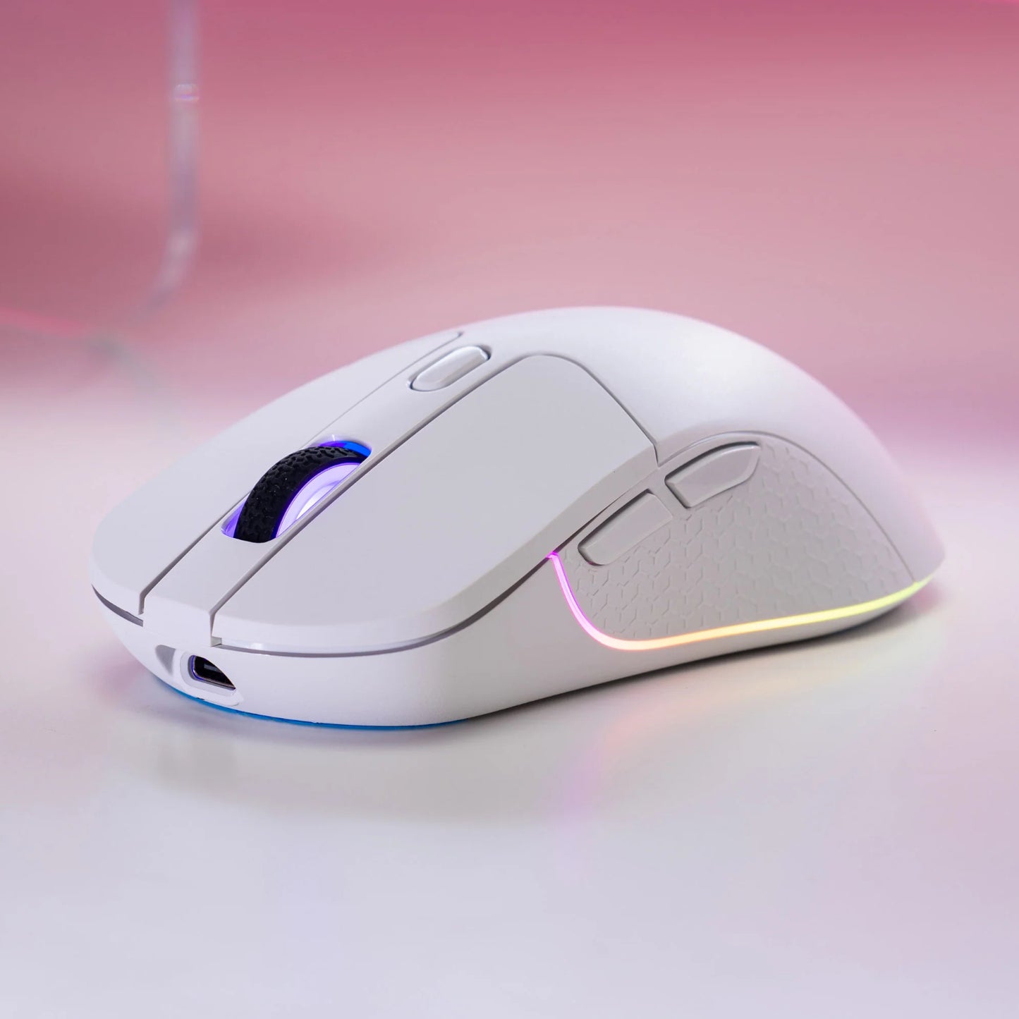 Keychron M3 RGB Wireless Optical Mouse - White - Stellar Technologies
