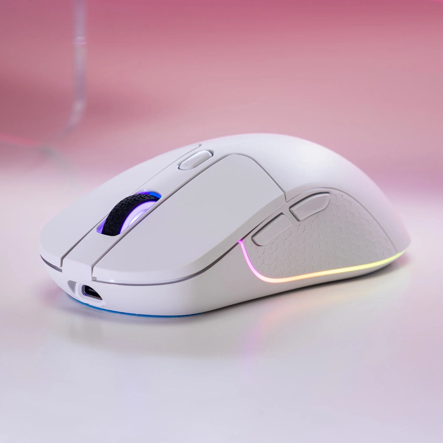 Keychron M3 RGB Wireless Optical Mouse - White - Stellar Technologies