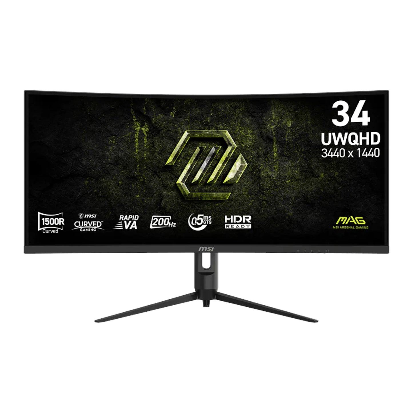 MSI MAG 342CQRF E20 34" UWQHD 200Hz VA Curved Gaming Monitor - Stellar Technologies